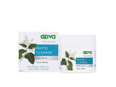 OZiva Phyto Cleanse Anti-Acne Face Mask 100 gms 