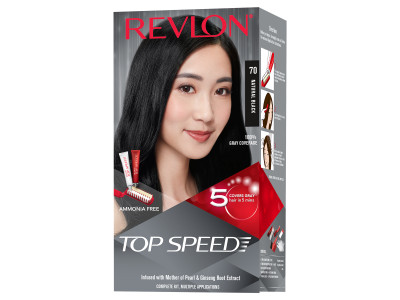 Revlon Top Speed Natural Black (70 No.) Hair Colour 40 gm