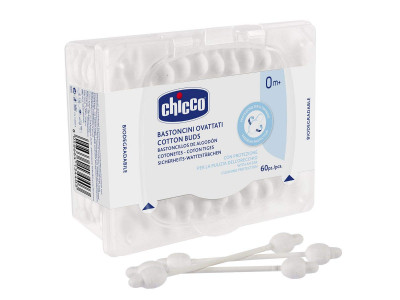 Chicco Cotton Ear Buds For Babies 60 pcs