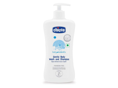 Chicco Body Moment Gentle Body Wash and Shampoo - 500 ml