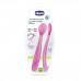 Chicco 14372 Soft Silicone Spoon 6m+ Pink