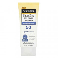 Neutrogena Sheer Zinc Dry Touch Sunscreen Spf 50 80 ml
