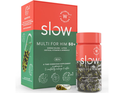 Wellbeing Nutrition Slow Multivitamin For Him 50+ 60 Capusules