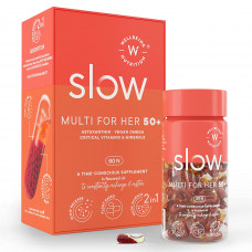 Wellbbeing Nutrtion Slow Mutltivitamin for Her 50+  60 Capsules