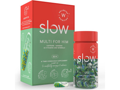 Wellbeing Nutrition Slow Multivitamin For Him 18+  60 Capsules