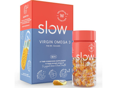 Wellbeing Nutriton Slow Omega 3 Fish Oil 60 Capsules