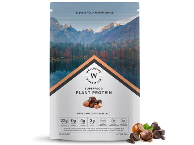 Wellbeing Nutrition Vegan Plant Protein Dark Chocolate Powder 500 Gm