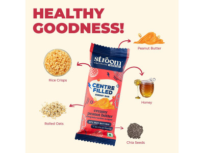 STROOM CREAMY PEANUT BUTTER ENERGY BAR 36 GM