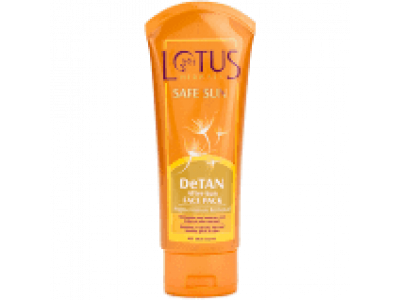 Lotus Safe Sun Detan After-sun  Face Pack - 100 gm