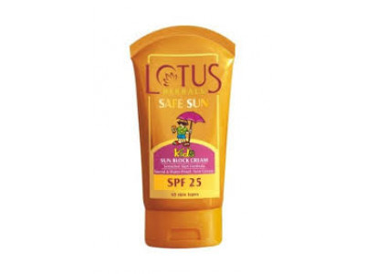 Lotus Spf-25 Kids Sun Block Cream - 120 gms