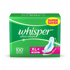 Whisper Ultra Clean XL+ Sanitary Pads (Pack of 44)