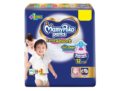 Mamy Poko Pants Diapers XXL (Pack of 14)