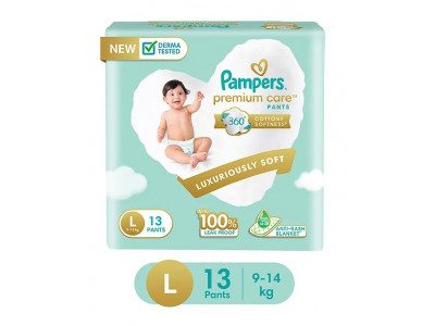 Pampers Premium Care Pants Large Diapers (Pack of 13)