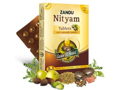 Zandu Nityam Tab 250 mg - Pack-12