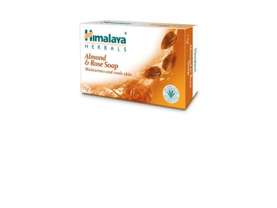 Himalaya Moisturizing Almond and Rose Soap - 125 gm