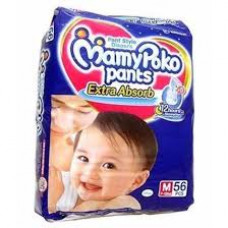 Mamy Poko Pants Diapers Medium (Pack of 56)