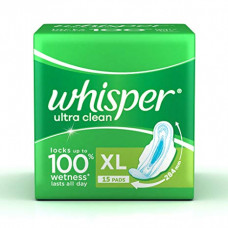 Whisper Ultra Wings Clean XL+ (Pack of 15)