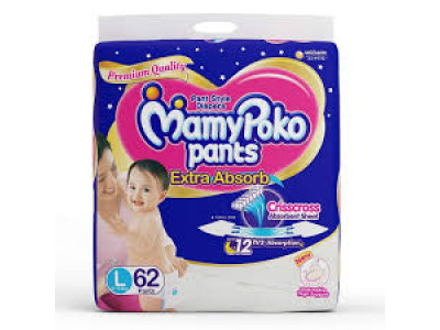 Mamy Poko Pants L  Diapers - 46 nos