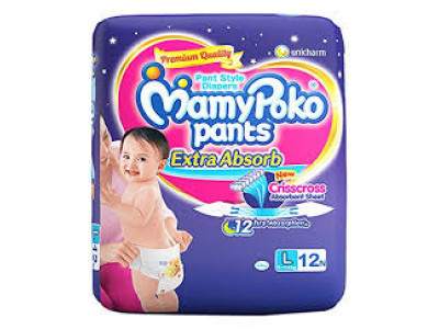 Mamy Poko Pants Diapers Small 4-8 kg (Pack of 17)