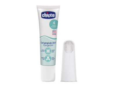 Chicco 5242 Gum Gel and Finger Toothbrush 4m+