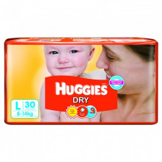 Huggies Dry Diapers Large (Pack of 30)