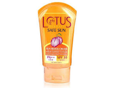 Lotus Spf-30 Uvb Sun Block  Cream-100 gm