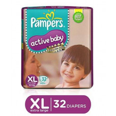 Pampers Active Baby XL Diapers (Pack of 32)