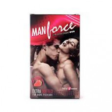 Manforce Strawberry Dotted  Condoms (Pack of 3)