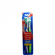 Oral-b All-rounder 123 Clean Toothbrush (Pack of 2)