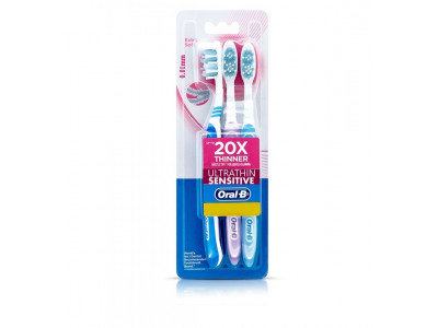 Oral B Sensitive Ultra Thin Toothbrush (Pack of 3)