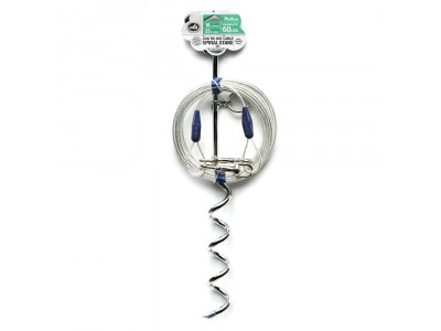 Petstar Tie Out Stake and Cable Set Tie On Ard Fm 9025