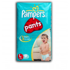 Pampers Dry Pants Large 9-14 kg Diapers (Pack of 8)