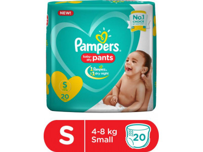 Pampers Dry Pants Small Diapers (Pack of 40)