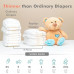 R FOR RABBIT FEATHER SMALL BABY DIAPERS 26 NOS