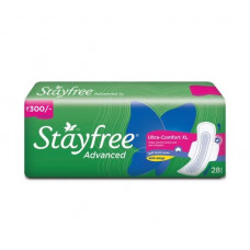 J&j Stayfree Advance XL Ultra Comfort Sanitary Pads (Pack of 28)