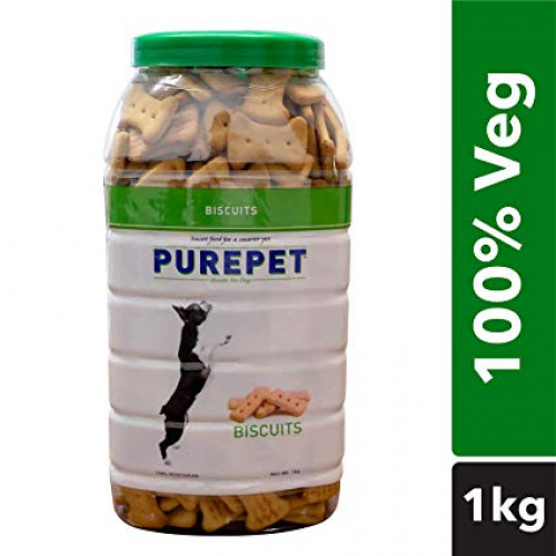 Purepet Vegetable Dog Biscuits 1 kg