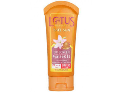 Lotus Spf-50 Matte Look Sunblock Gel - 50 gm