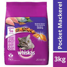 Whiskas Pockets Mackerel - 3 kg