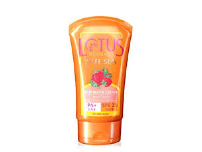 Lotus Sun Block-spf20  Cream - 100ml